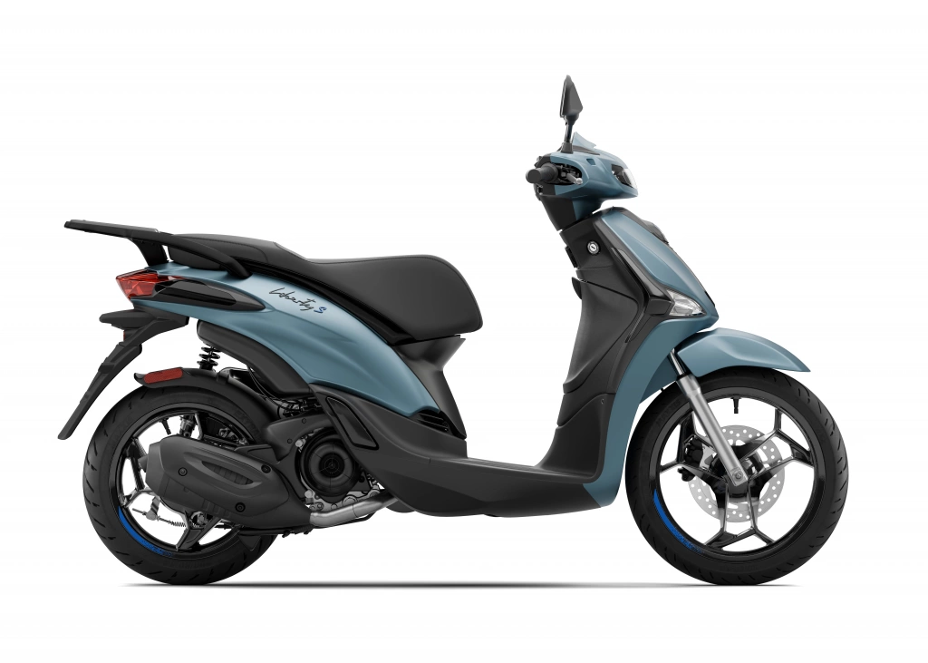 Piaggio Liberty S 125 MY2025 Blau Ardesia matt Seite rechts